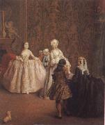 Pietro Longhi The introduction oil painting artist
